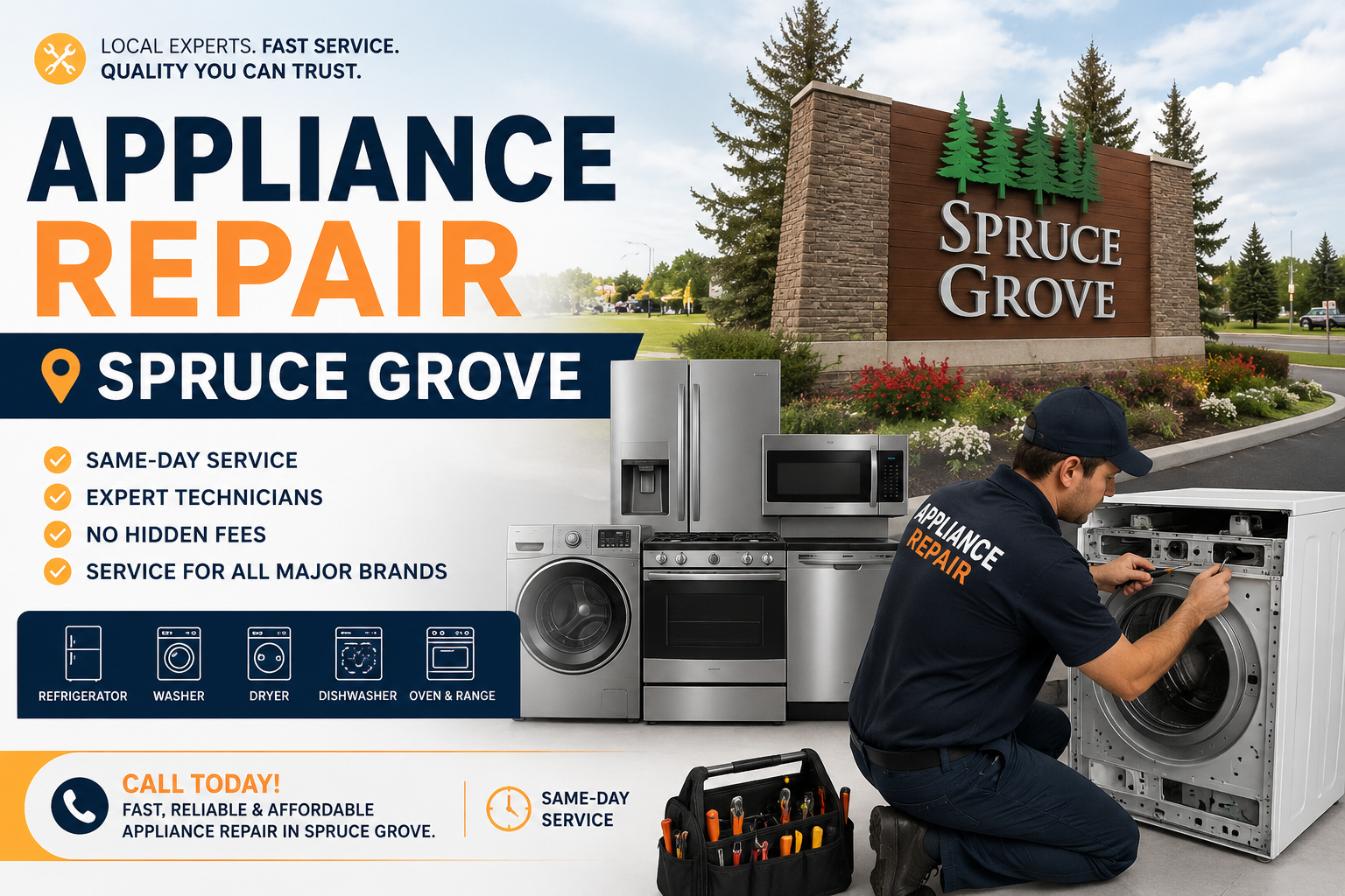 Appliance Repair Spruce Grove