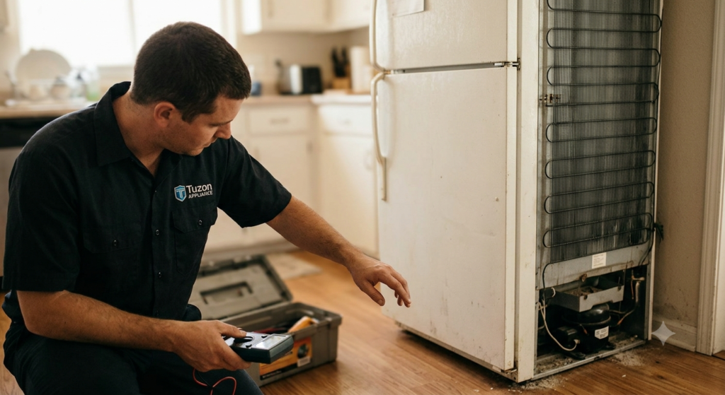 fridge needs a repair or a replacement